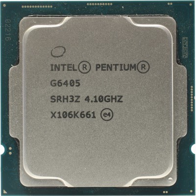 Процессор Intel S1200 Pentium Gold G6405 (4.1GHz 2 Core 4 Thread 4Mb UHD 610) Tray
Процессор Intel S1200 Pentium Gold G6405 (4.1GHz 2 Core 4 Thread 4Mb UHD 610) Tray