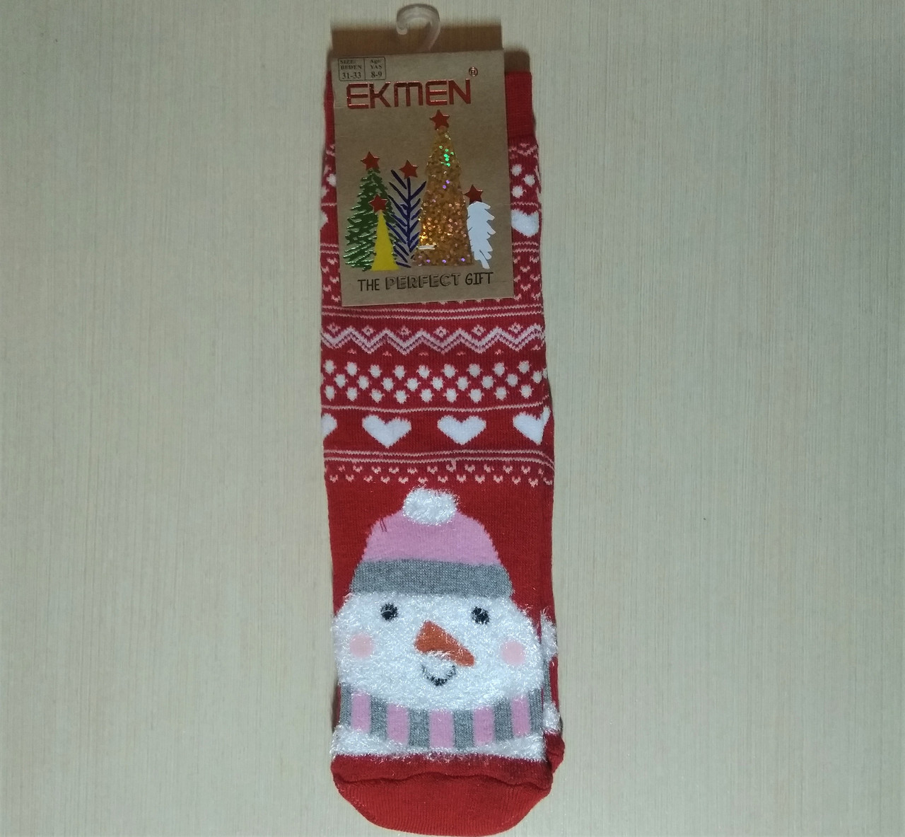 Детские новогодние носки Ekmen зимние - хлопок со снеговиком, Детские новогодние носки Ekmen зимние 31-33 хлопок со снеговиком
Детские новогодние носки Ekmen зимние - хлопок со снеговиком, Детские новогодние носки Ekmen зимние 31-33 хлопок со снеговиком