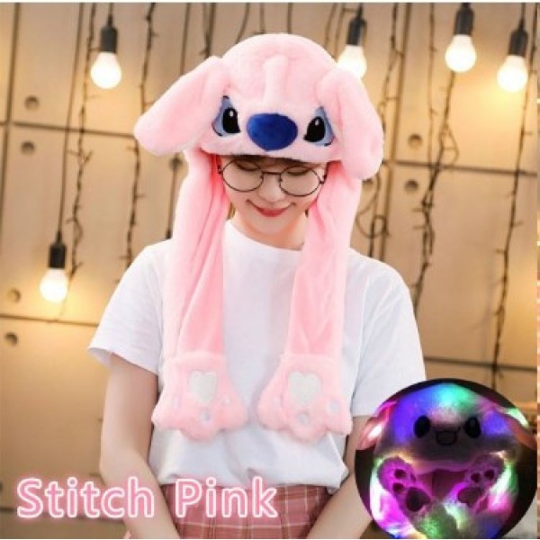 Светящаяся шапка BIT Стич toys soft toys with led с двигающими ушками шапка с Led подсветкой розовый размер М
Светящаяся шапка BIT Стич toys soft toys with led с двигающими ушками шапка с Led подсветкой розовый размер М