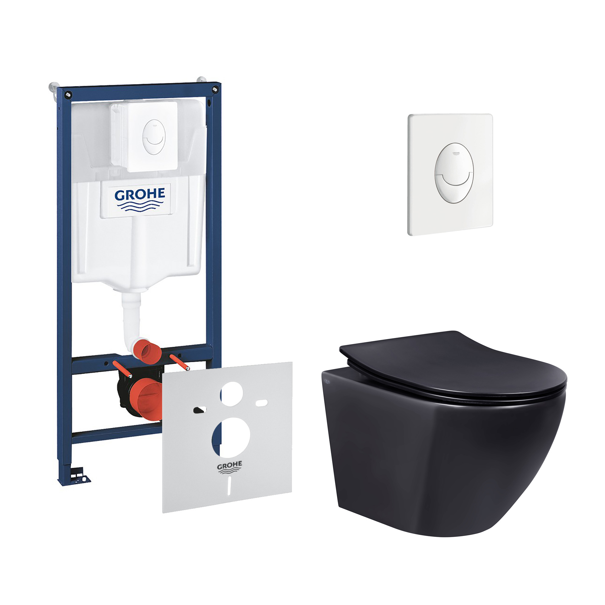 Набор инсталляция 4 в 1 Grohe Rapid SL 38722001 + унитаз с сиденьем Qtap Robin QT1333046ERMB
Набор инсталляция 4 в 1 Grohe Rapid SL 38722001 + унитаз с сиденьем Qtap Robin QT1333046ERMB