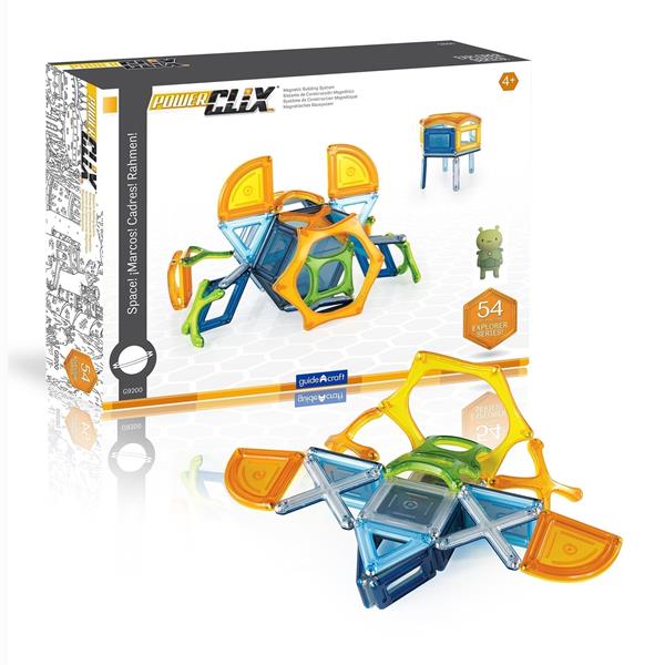 Магнітний конструктор Guidecraft PowerClix Explorer Series Космос, 54 деталі (G9470)
Магнітний конструктор Guidecraft PowerClix Explorer Series Космос, 54 деталі (G9470)