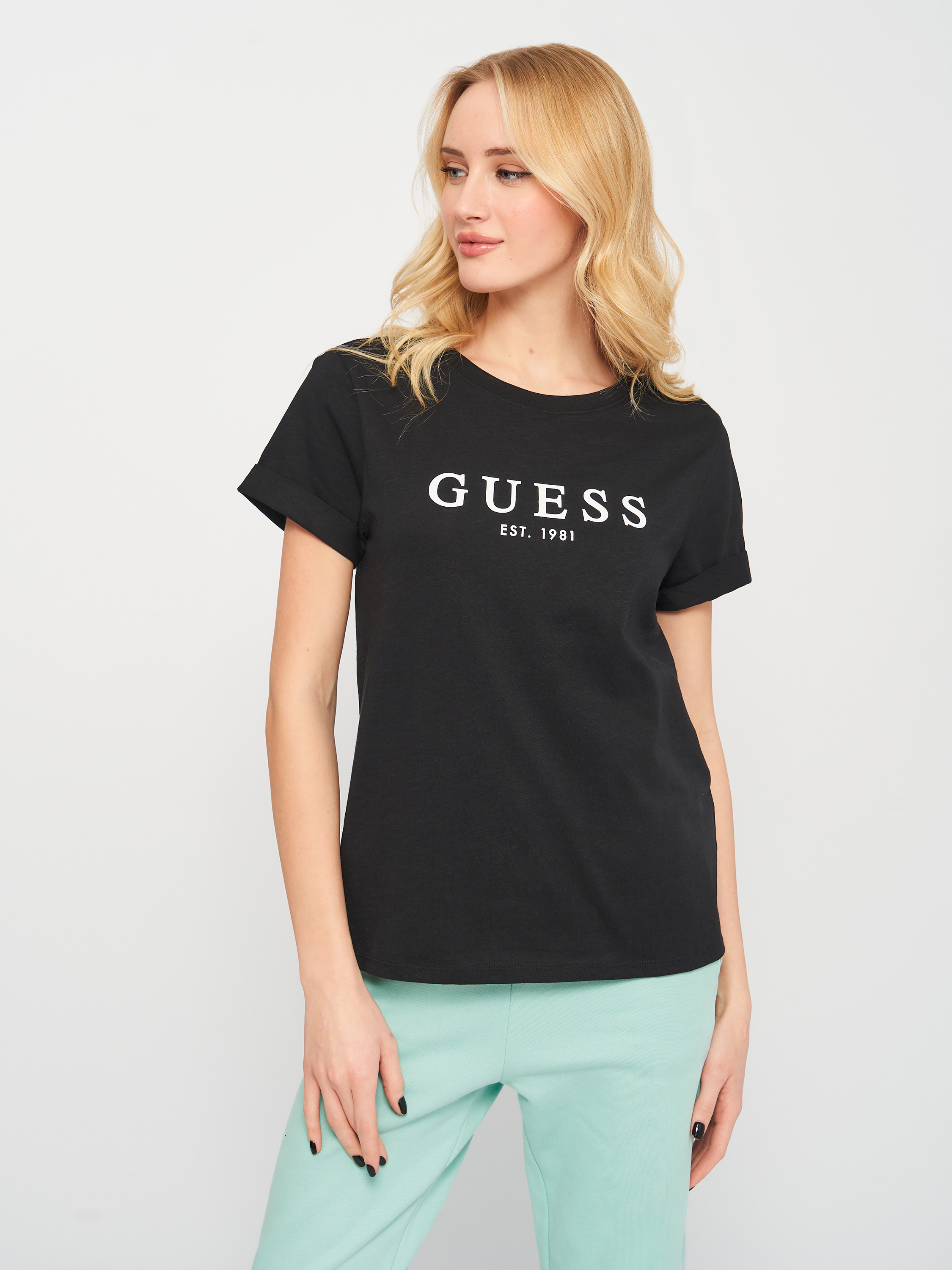 Футболка Guess W0GI69-R8G01 S Jet Black 
Футболка Guess W0GI69-R8G01 S Jet Black