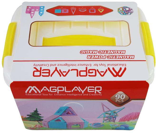 Конструктор магнитный Magplayer 90 элементов (MPT2-90) 
Конструктор магнитный Magplayer 90 элементов (MPT2-90)