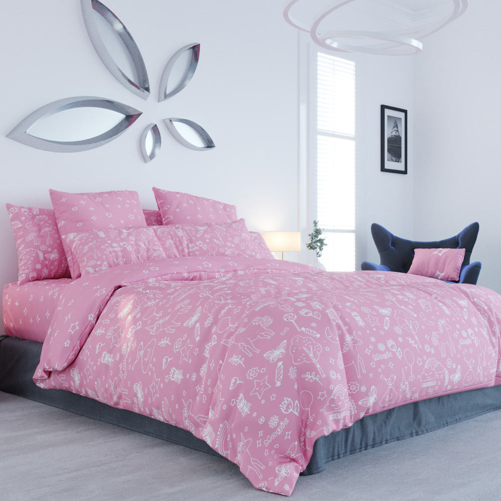 Комплект постельного белья ТЕП 301 UNIKORN PINK (Єдинориг розовый) 180x215
Комплект постельного белья ТЕП 301 UNIKORN PINK (Єдинориг розовый) 180x215