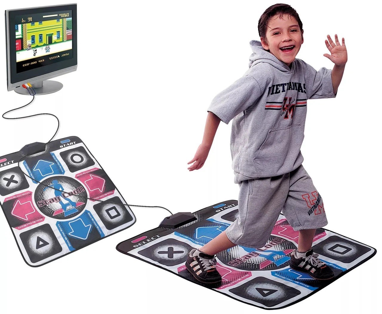 Танцевальный коврик с usb к ПК компьютеру телевизору X-treme Dance Pad Platinum для детей и взрослых
Танцевальный коврик с usb к ПК компьютеру телевизору X-treme Dance Pad Platinum для детей и взрослых