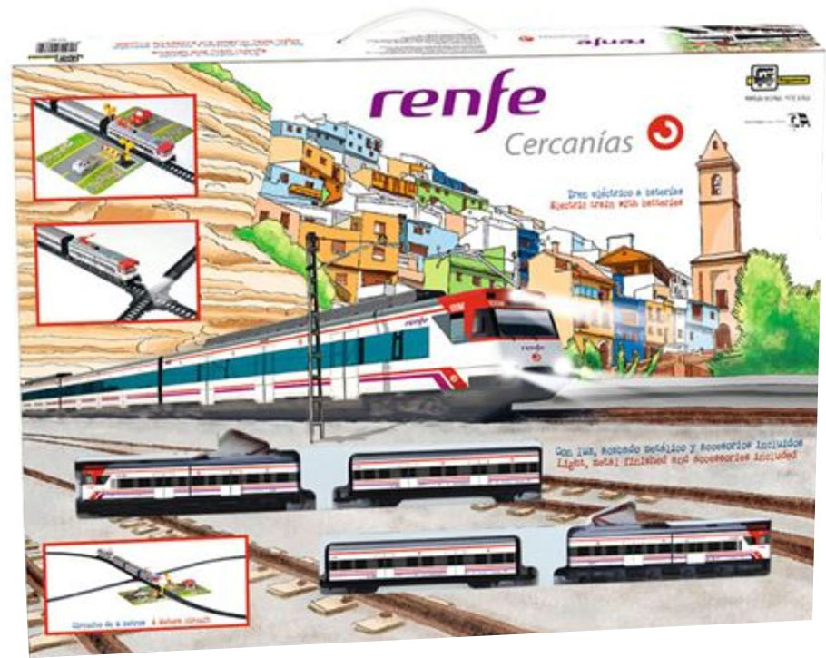 Детский набор Pequetren Дорога Cercanias Renfe с освещением (682) (8412514006829)
Детский набор Pequetren Дорога Cercanias Renfe с освещением (682) (8412514006829)