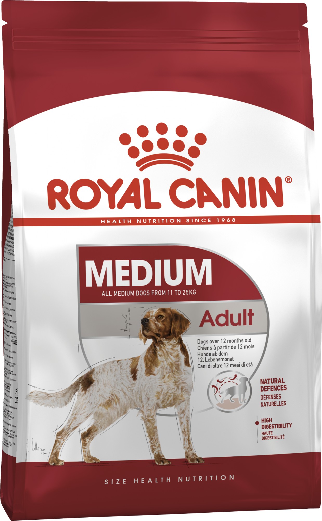 Сухой корм для собак Royal Canin Medium Adult 4 кг взрослым собакам средних пород в возрасте от 12 месяцев
Сухой корм для собак Royal Canin Medium Adult 4 кг взрослым собакам средних пород в возрасте от 12 месяцев