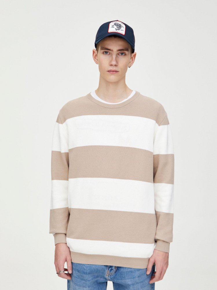 Джемпер Pull & Bear XAZ295063VNZZ Бежевый с белым, Джемпер Pull & Bear XAZ295063VNZZ L Бежевый с белым
Джемпер Pull & Bear XAZ295063VNZZ Бежевый с белым, Джемпер Pull & Bear XAZ295063VNZZ L Бежевый с белым