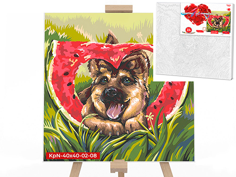 Креативная творчество "PAINTING BY NUMBERS" 40х40см "Живой арбуз" KpNe-40х40-02-08 Danko Toys
Креативная творчество "PAINTING BY NUMBERS" 40х40см "Живой арбуз" KpNe-40х40-02-08 Danko Toys