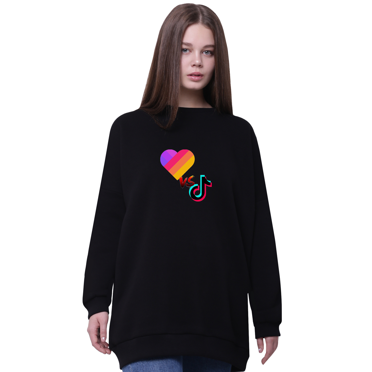 Свитшот для девочек удлиненный Лайк и ТикТок (Likee&TikTok) Черный (35963-1387-8) 176 см
Свитшот для девочек удлиненный Лайк и ТикТок (Likee&TikTok) Черный (35963-1387-8) 176 см