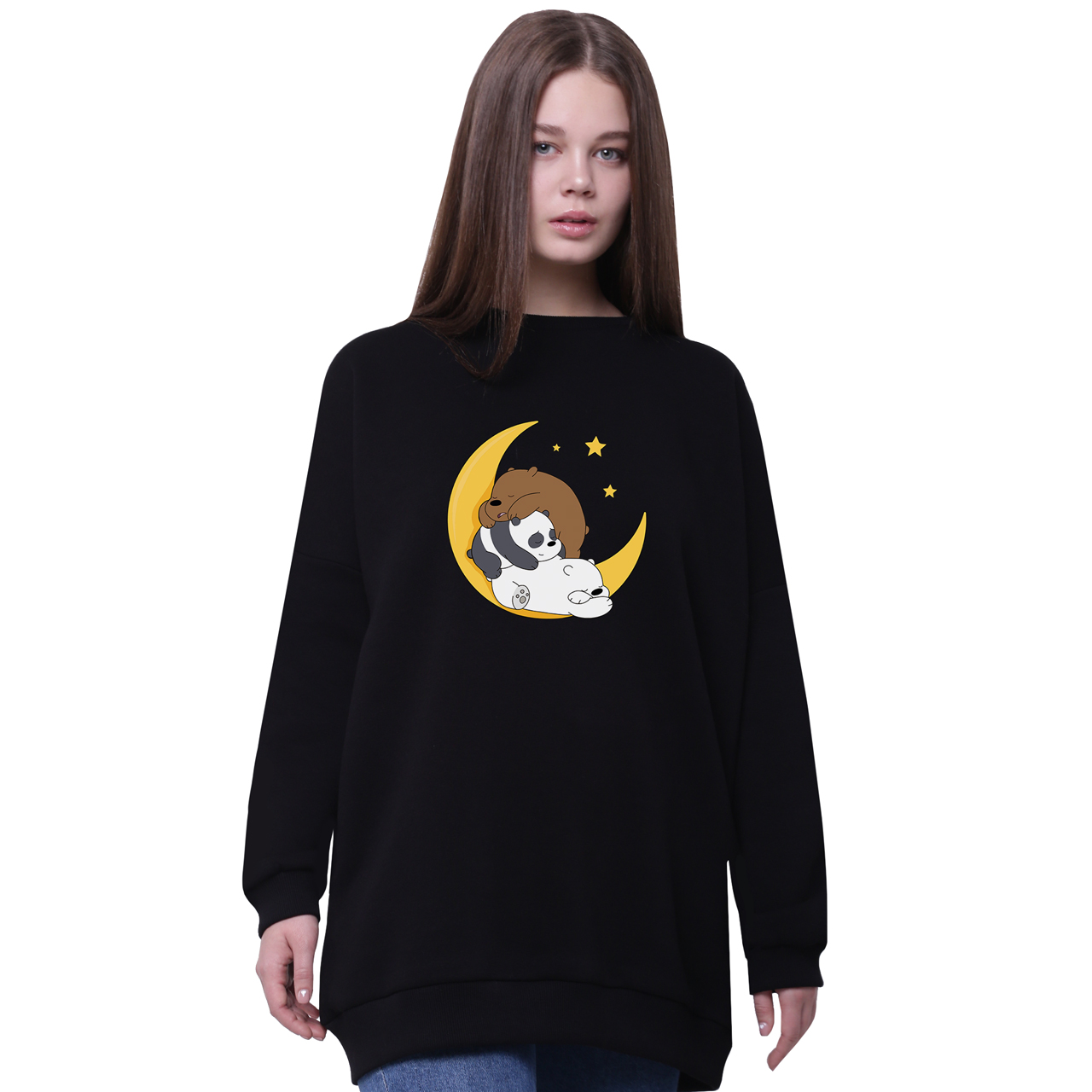 Свитшот для девочек удлиненный Вся правда о медведях (We Bare Bears) Черный (35963-2894-1) 134 см
Свитшот для девочек удлиненный Вся правда о медведях (We Bare Bears) Черный (35963-2894-1) 134 см