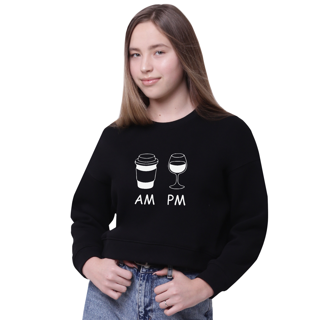 Свитшот женский Кофе утром вино ночью AM/PM (coffee in the morning wine at night) Черный (35960-1640-12, Свитшот женский Кофе утром вино ночью AM/PM (coffee in the morning wine at night) Черный (35960-1640-12) M
Свитшот женский Кофе утром вино ночью AM/PM (coffee in the morning wine at night) Черный (35960-1640-12, Свитшот женский Кофе утром вино ночью AM/PM (coffee in the morning wine at night) Черный (35960-1640-12) M