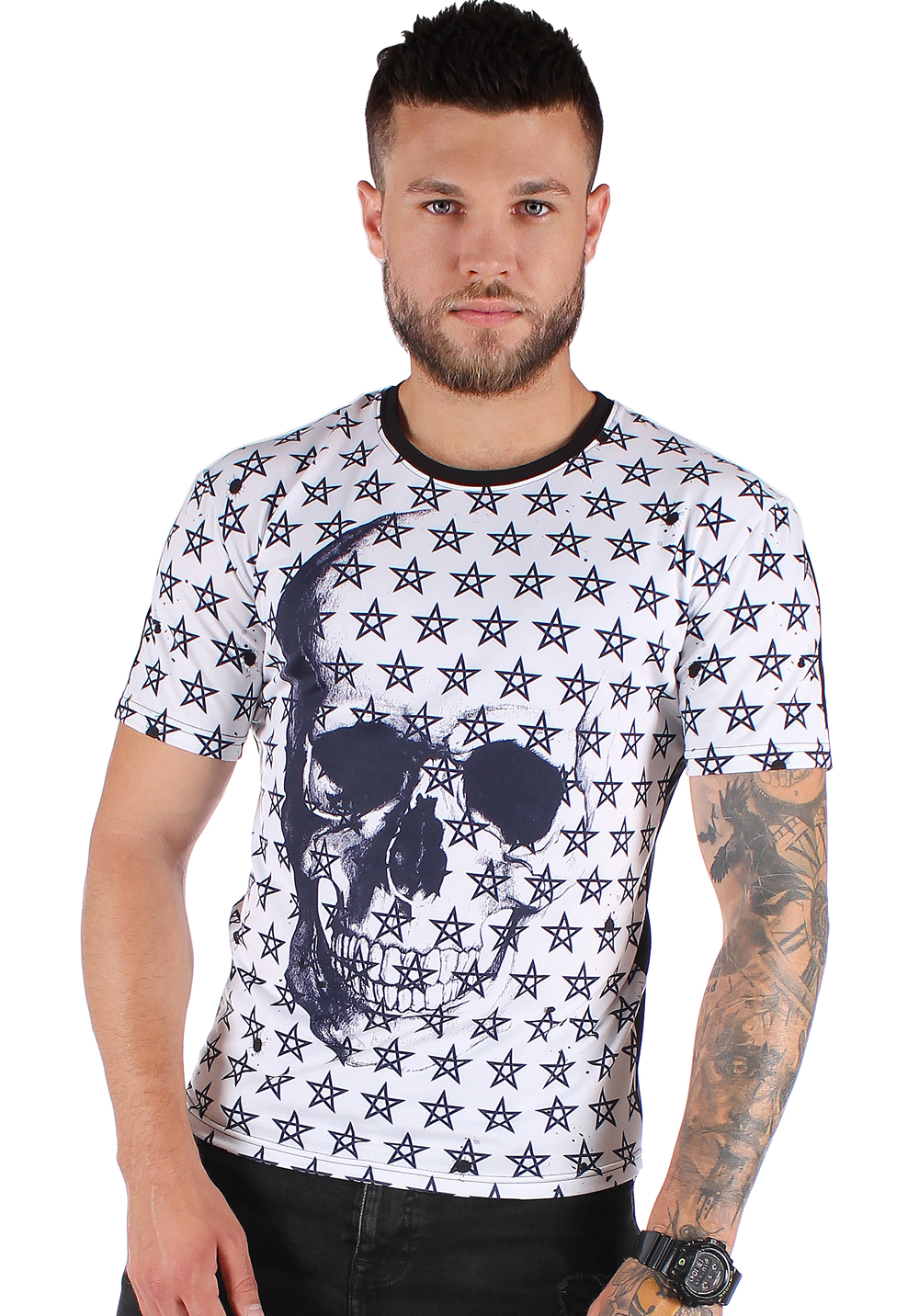 Футболка чоловіча Krutyakov SKULL STARS чорнобілий 1937224, Футболка чоловіча Krutyakov SKULL STARS S чорнобілий 1937224
Футболка чоловіча Krutyakov SKULL STARS чорнобілий 1937224, Футболка чоловіча Krutyakov SKULL STARS S чорнобілий 1937224