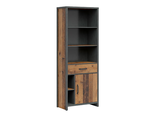 Высокий стеллаж для молодежной комнаты Weston Black Red White 75x200.5x40 (S483-REG1D1S) 101926
Высокий стеллаж для молодежной комнаты Weston Black Red White 75x200.5x40 (S483-REG1D1S) 101926