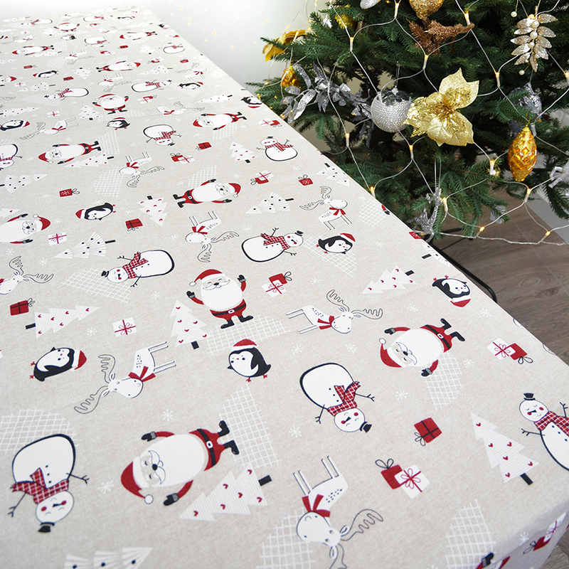 Новогодняя скатерть Time Textile Renne Бежевый, Красный, Черный TT173588 140x200
Новогодняя скатерть Time Textile Renne Бежевый, Красный, Черный TT173588 140x200