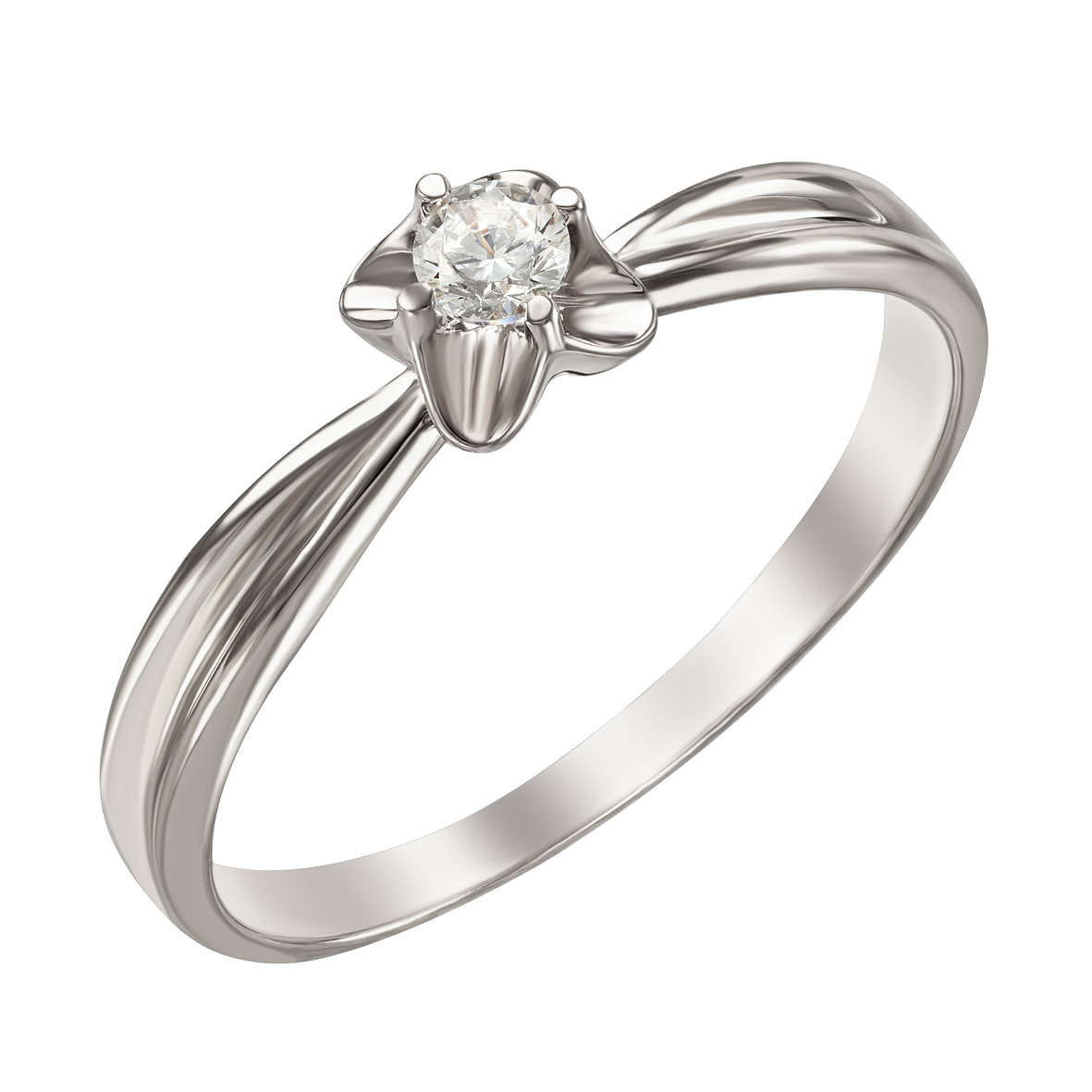 Кольцо в белом золоте с бриллиантом Tango Jewellery Company 740349В размер 16.5
Кольцо в белом золоте с бриллиантом Tango Jewellery Company 740349В размер 16.5
