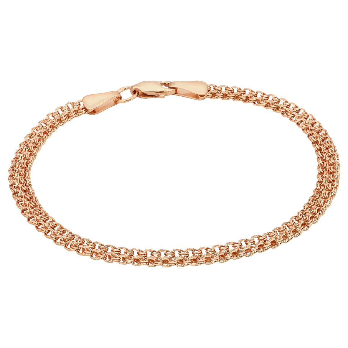 Двойной браслет бисмарк в красном золоте Tango Jewellery Company 889064 размер 200
Двойной браслет бисмарк в красном золоте Tango Jewellery Company 889064 размер 200