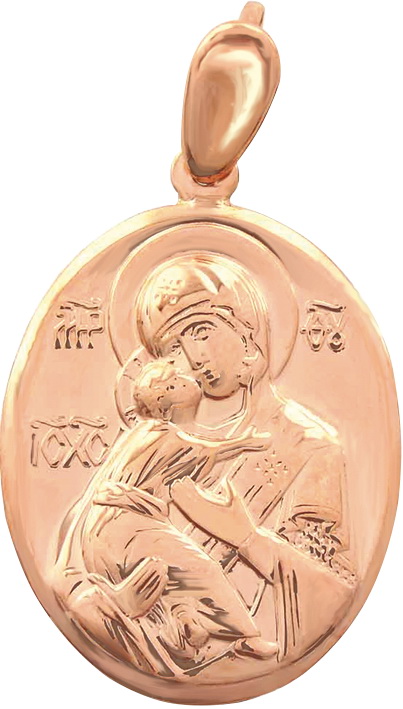 Золотая ладанка "Владимирская икона Божией матери" Tango Jewellery Company 110144
Золотая ладанка "Владимирская икона Божией матери" Tango Jewellery Company 110144