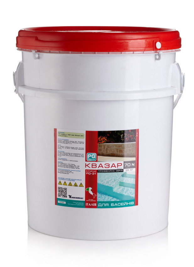 Химия для бассейна PG chemicals,PG-31 Таблетки Quasar 7 г не стабилизированного хлора (гипохлорит кальция 70%) 25 кг
Химия для бассейна PG chemicals,PG-31 Таблетки Quasar 7 г не стабилизированного хлора (гипохлорит кальция 70%) 25 кг