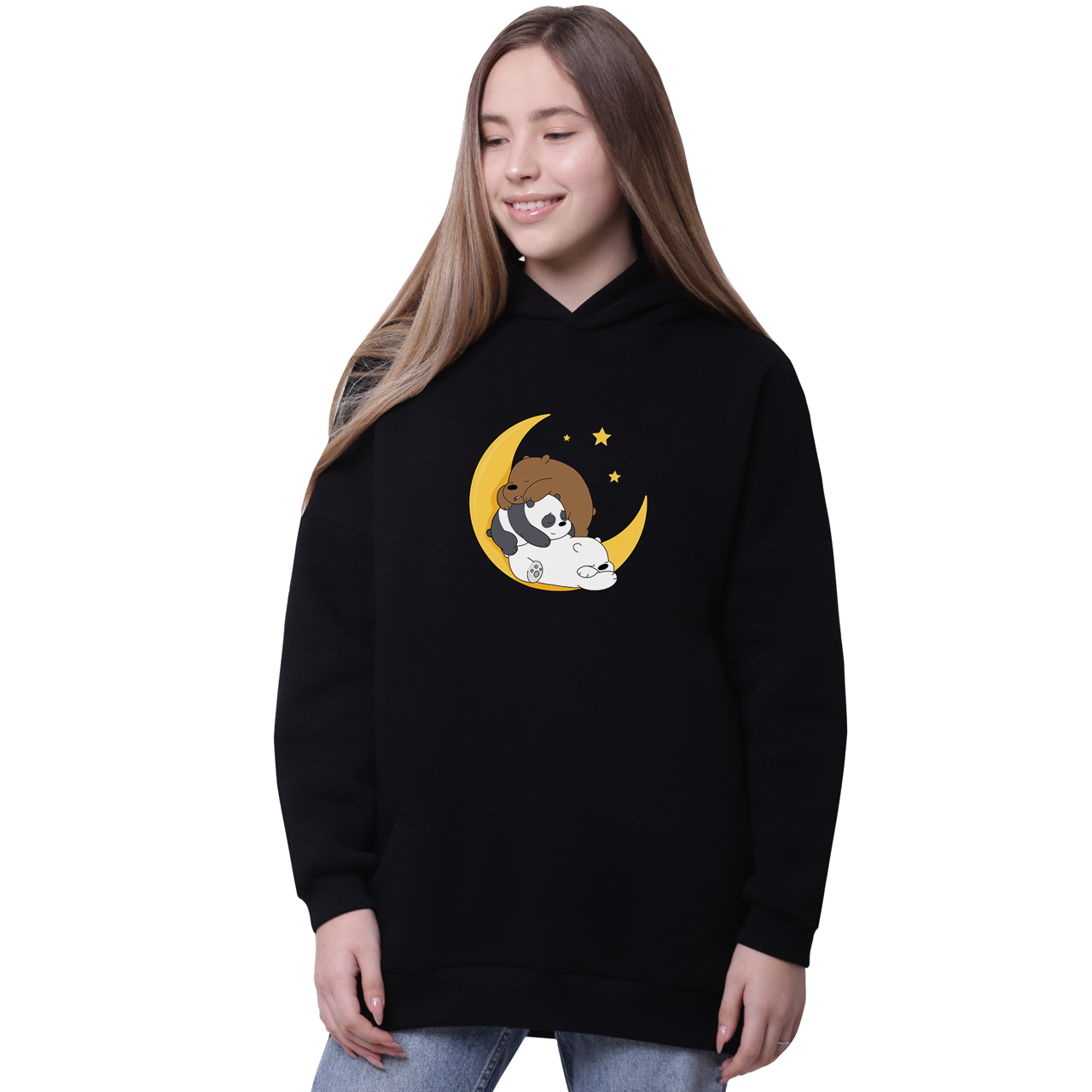 Худи для девочек удлиненный Вся правда о медведях (We Bare Bears) Черный (35962-2894-2) 140 см
Худи для девочек удлиненный Вся правда о медведях (We Bare Bears) Черный (35962-2894-2) 140 см