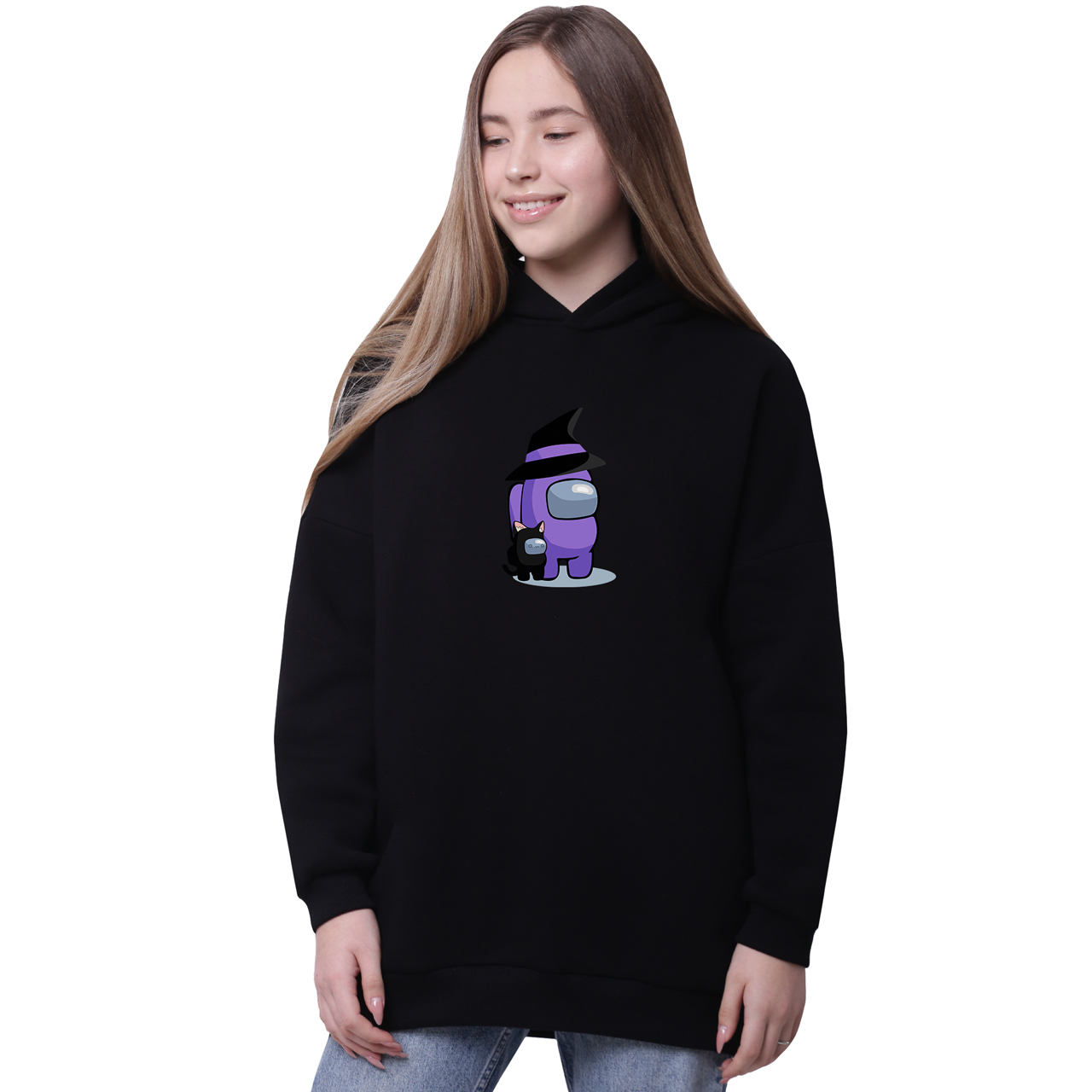 Худи для девочек удлиненный Амонг Ас Фиолетовый (Among Us Violet) Черный (35962-2423-7) 170 см
Худи для девочек удлиненный Амонг Ас Фиолетовый (Among Us Violet) Черный (35962-2423-7) 170 см