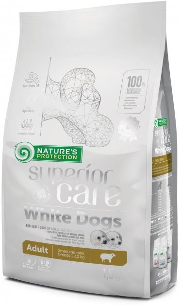 Сухой корм для собак Nature's Protection Superior Care White Dogs Adult Small and Mini Breeds 1.5 кг (4771317456632)
Сухой корм для собак Nature's Protection Superior Care White Dogs Adult Small and Mini Breeds 1.5 кг (4771317456632)
