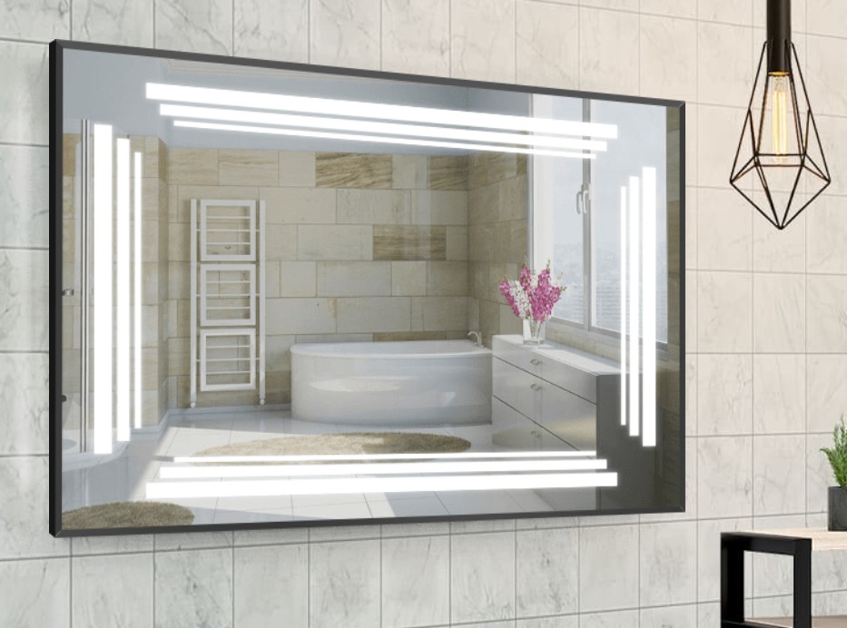 Зеркало в алюминиевой раме c LED подсветкой Smart Mirror сенсорное Napoli-R 60 x 50 см Прямоугольное
Зеркало в алюминиевой раме c LED подсветкой Smart Mirror сенсорное Napoli-R 60 x 50 см Прямоугольное