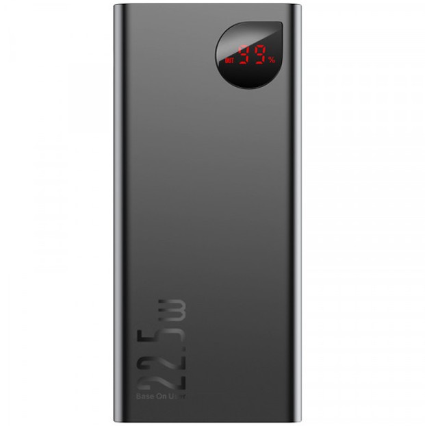 Внешний аккумулятор Power Bank Baseus Adaman Metal Digital Display Quick Charge 30000mAh 22.5W PPIMDA-C0A black
Внешний аккумулятор Power Bank Baseus Adaman Metal Digital Display Quick Charge 30000mAh 22.5W PPIMDA-C0A black
