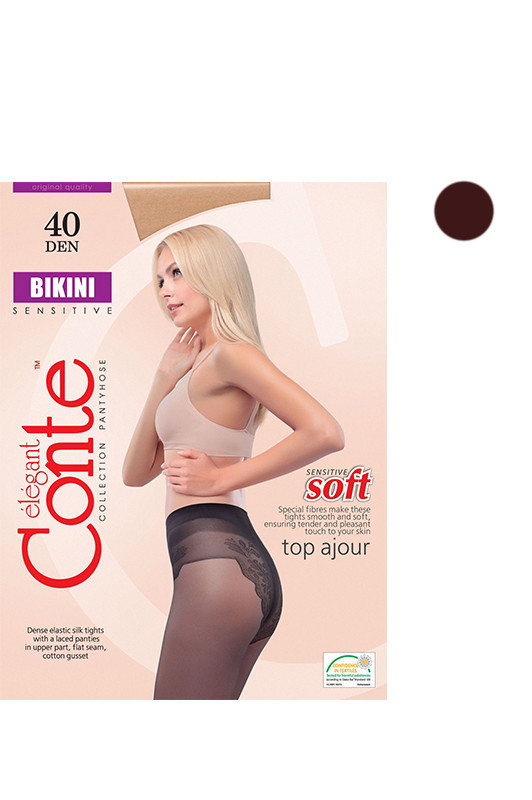 Шелковистые колготки с ажурными трусиками Conte Elegant BIKINI 40 Lycra®, , Mocca, Шелковистые колготки с ажурными трусиками Conte Elegant BIKINI 40 Lycra®, 2, Mocca
Шелковистые колготки с ажурными трусиками Conte Elegant BIKINI 40 Lycra®, , Mocca, Шелковистые колготки с ажурными трусиками Conte Elegant BIKINI 40 Lycra®, 2, Mocca