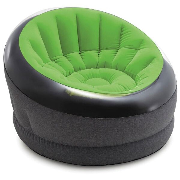 Надувное флокированное кресло Intex 66581 Empaire Chaire (112х109х69 см) зеленое - без насоса
Надувное флокированное кресло Intex 66581 Empaire Chaire (112х109х69 см) зеленое - без насоса