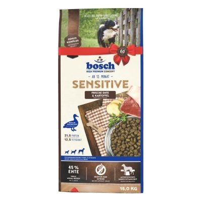 Bosch Sensitive Duck and Potato Сухой корм для взрослых собак склонных к аллергии с уткой (15 кг)
Bosch Sensitive Duck and Potato Сухой корм для взрослых собак склонных к аллергии с уткой (15 кг)