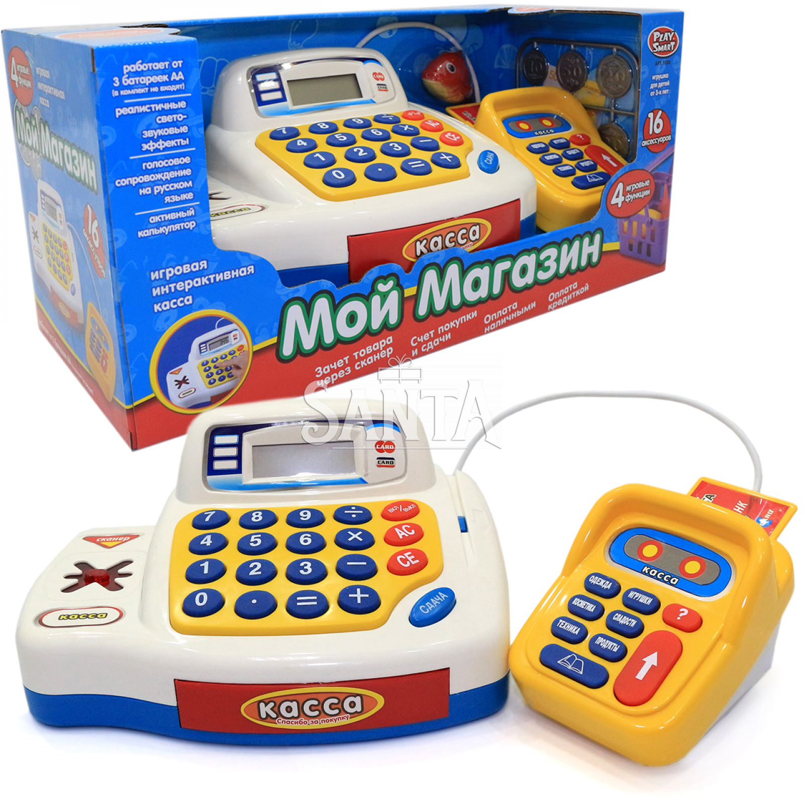 Игрушечный кассовый аппарат Мой Магазин Play Smart игрушечные продукты деньги 38*17*17 см (7020)
Игрушечный кассовый аппарат Мой Магазин Play Smart игрушечные продукты деньги 38*17*17 см (7020)