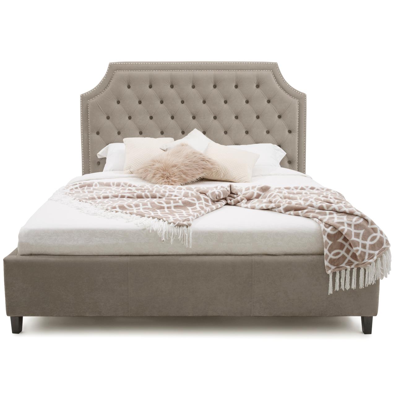 Кровать двуспальная серая мягкая бархатная обивка Carveli SIMONA 180*200 см Coffe Rose
Кровать двуспальная серая мягкая бархатная обивка Carveli SIMONA 180*200 см Coffe Rose