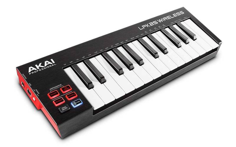 MIDI контроллер и MIDI клавиатура AKAI LPK25 WIRELESS Battery-Operated/Wireless Bluetooth MIDI Pad Controller 84873
MIDI контроллер и MIDI клавиатура AKAI LPK25 WIRELESS Battery-Operated/Wireless Bluetooth MIDI Pad Controller 84873