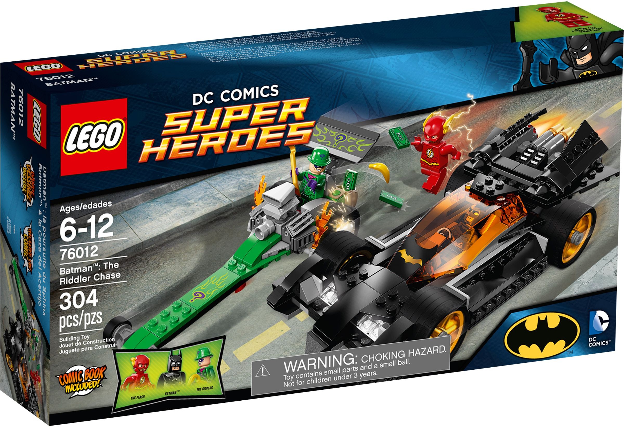 Конструктор LEGO 76012 Super Heroes Переслідування Загадочника Batman: The Riddler Chase
Конструктор LEGO 76012 Super Heroes Переслідування Загадочника Batman: The Riddler Chase