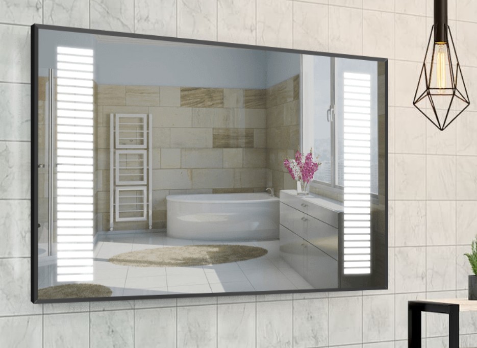 Зеркало в алюминиевой раме c LED подсветкой Smart Mirror сенсорное Palermo-R 100 x 120 см Прямоугольное
Зеркало в алюминиевой раме c LED подсветкой Smart Mirror сенсорное Palermo-R 100 x 120 см Прямоугольное