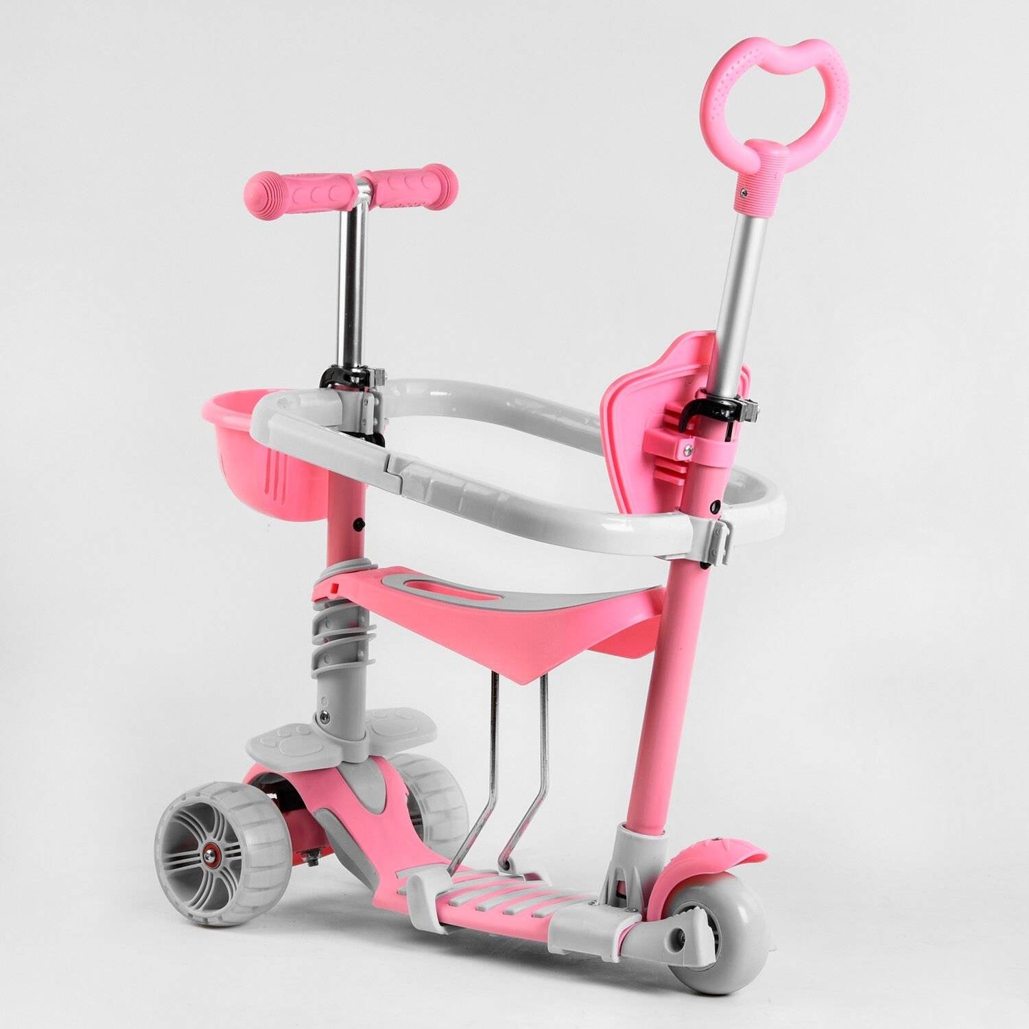 Детский Трехколесный Самокат 5 в 1 Best ScooterB-1069 , с бортиком, подножками и родительской ручкой, PU колеса со светом Розовый
Детский Трехколесный Самокат 5 в 1 Best ScooterB-1069 , с бортиком, подножками и родительской ручкой, PU колеса со светом Розовый