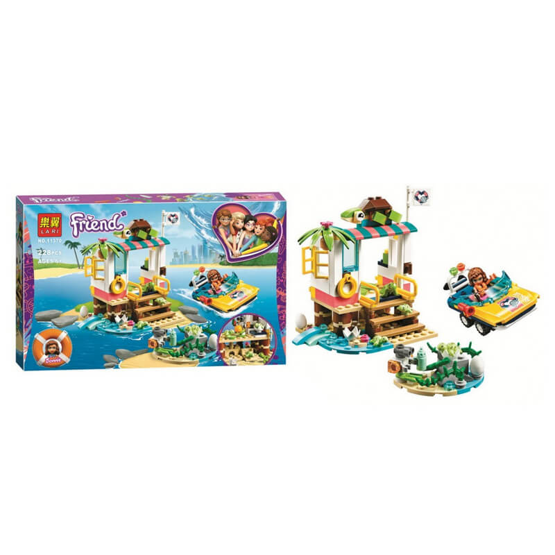 Конструктор для девочек Friends Спасение черепах 228 деталей 11370 A-Toys (11370)
Конструктор для девочек Friends Спасение черепах 228 деталей 11370 A-Toys (11370)