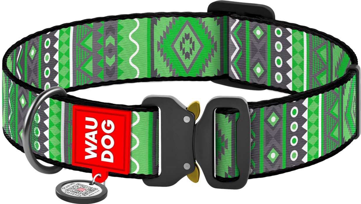 Ошейник для собак нейлоновый WAUDOG Nylon с QR паспортом, рисунок "Этно зеленый", металлическая пряжка-фастекс, XXL, Ш 35 мм, Дл 43-70 см (4535-0132Collar)
Ошейник для собак нейлоновый WAUDOG Nylon с QR паспортом, рисунок "Этно зеленый", металлическая пряжка-фастекс, XXL, Ш 35 мм, Дл 43-70 см (4535-0132Collar)