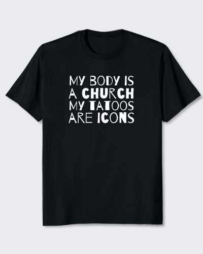 Чоловіча хлопкова футболка Kozache з принтом My body is a church чорна, Чоловіча хлопкова футболка Kozache з принтом My body is a church XL чорна
Чоловіча хлопкова футболка Kozache з принтом My body is a church чорна, Чоловіча хлопкова футболка Kozache з принтом My body is a church XL чорна
