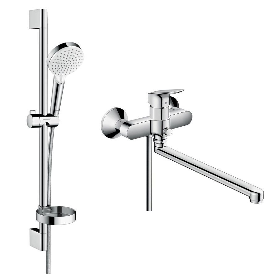 Комплект смесителей в ванную HANSGROHE LOGIS хром латунь 71402000+26553400 1282019
Комплект смесителей в ванную HANSGROHE LOGIS хром латунь 71402000+26553400 1282019