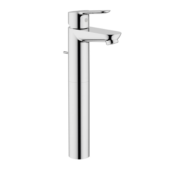 Кран на раковину с высоким изливом GROHE BauEdge хром латунь с донным клапаном 32860000
Кран на раковину с высоким изливом GROHE BauEdge хром латунь с донным клапаном 32860000