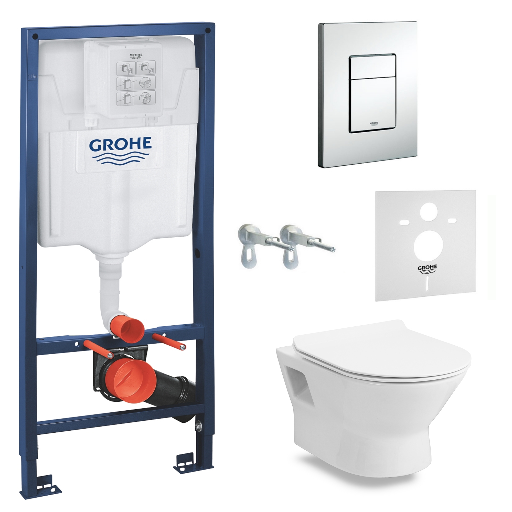 Комплект инсталляции GROHE Rapid SL кнопка хром безободковый унитаз VOLLE с крышкой микролифт дюропласт 13-77-034+38772001+37131000
Комплект инсталляции GROHE Rapid SL кнопка хром безободковый унитаз VOLLE с крышкой микролифт дюропласт 13-77-034+38772001+37131000