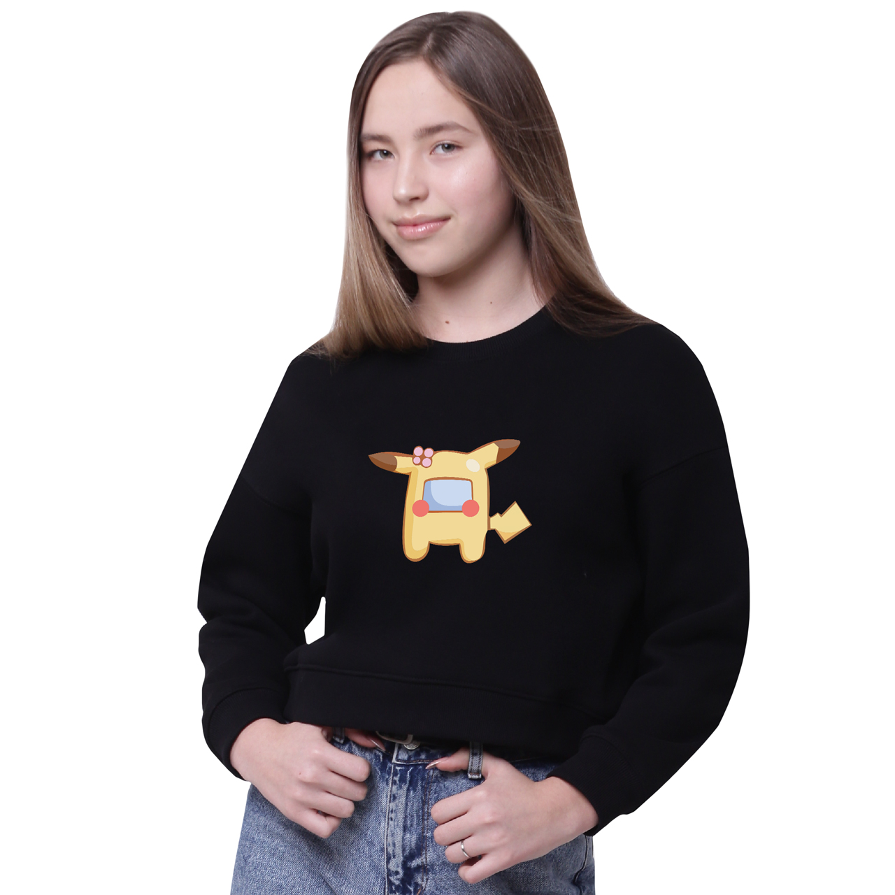 Кроп-топ Амонг Ас Покемон Пикачу (Among Us Pokemon Pikachu) Черный (35960-2419-1) 122 см
Кроп-топ Амонг Ас Покемон Пикачу (Among Us Pokemon Pikachu) Черный (35960-2419-1) 122 см
