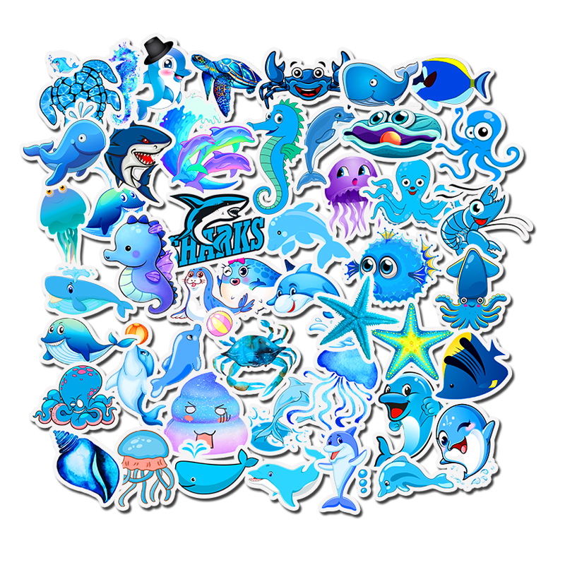 Набор наклеек stickers Sea World Ocean Fish - 50 шт | Морской мир Океан Рыба - Водостойкие стикеры для оклеивания
Набор наклеек stickers Sea World Ocean Fish - 50 шт | Морской мир Океан Рыба - Водостойкие стикеры для оклеивания