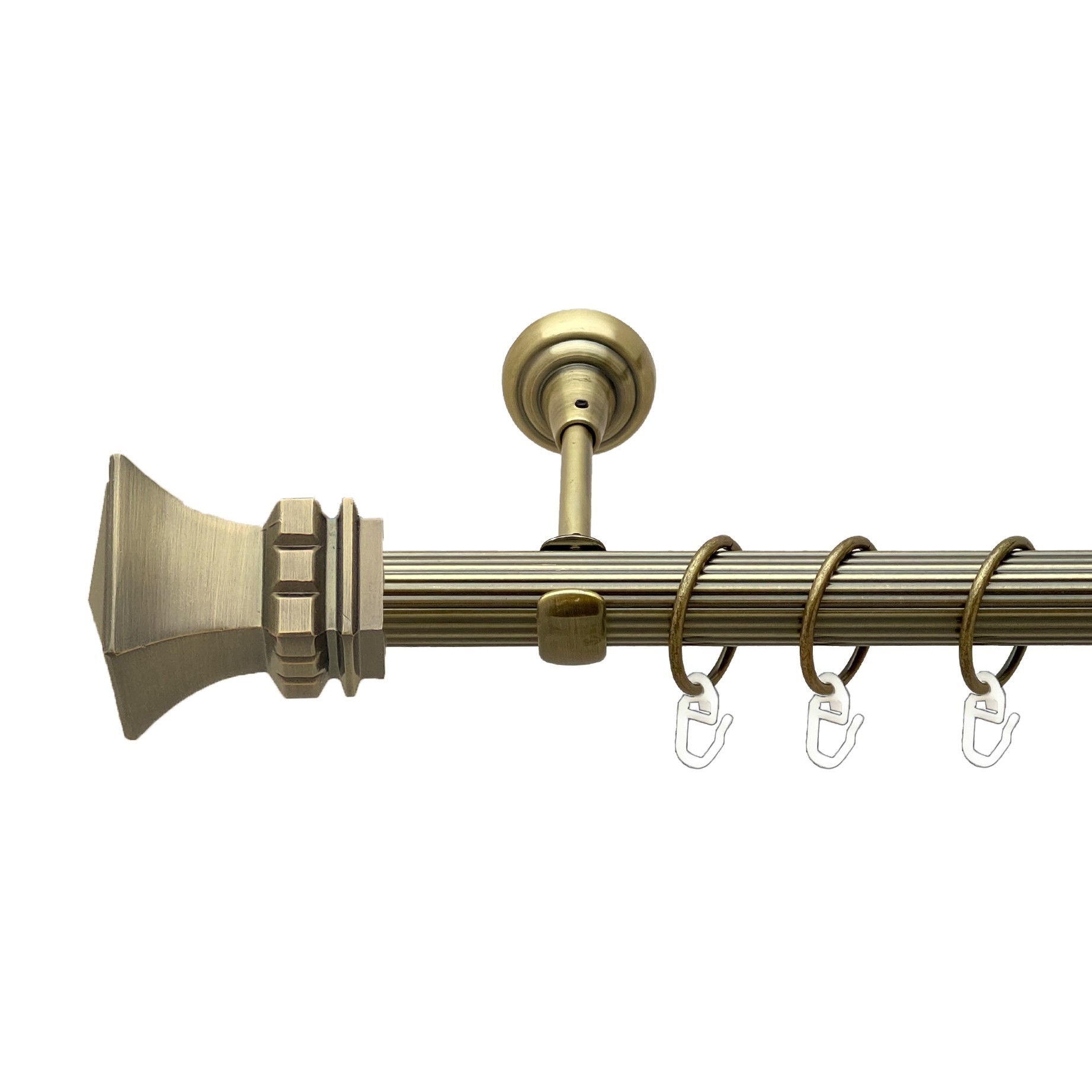 Карниз Orvit Емпорія металевий однорядний відкритий рифлена труба кільце металеве Антик 25 мм 240 см (00-00018234)
Карниз Orvit Емпорія металевий однорядний відкритий рифлена труба кільце металеве Антик 25 мм 240 см (00-00018234)