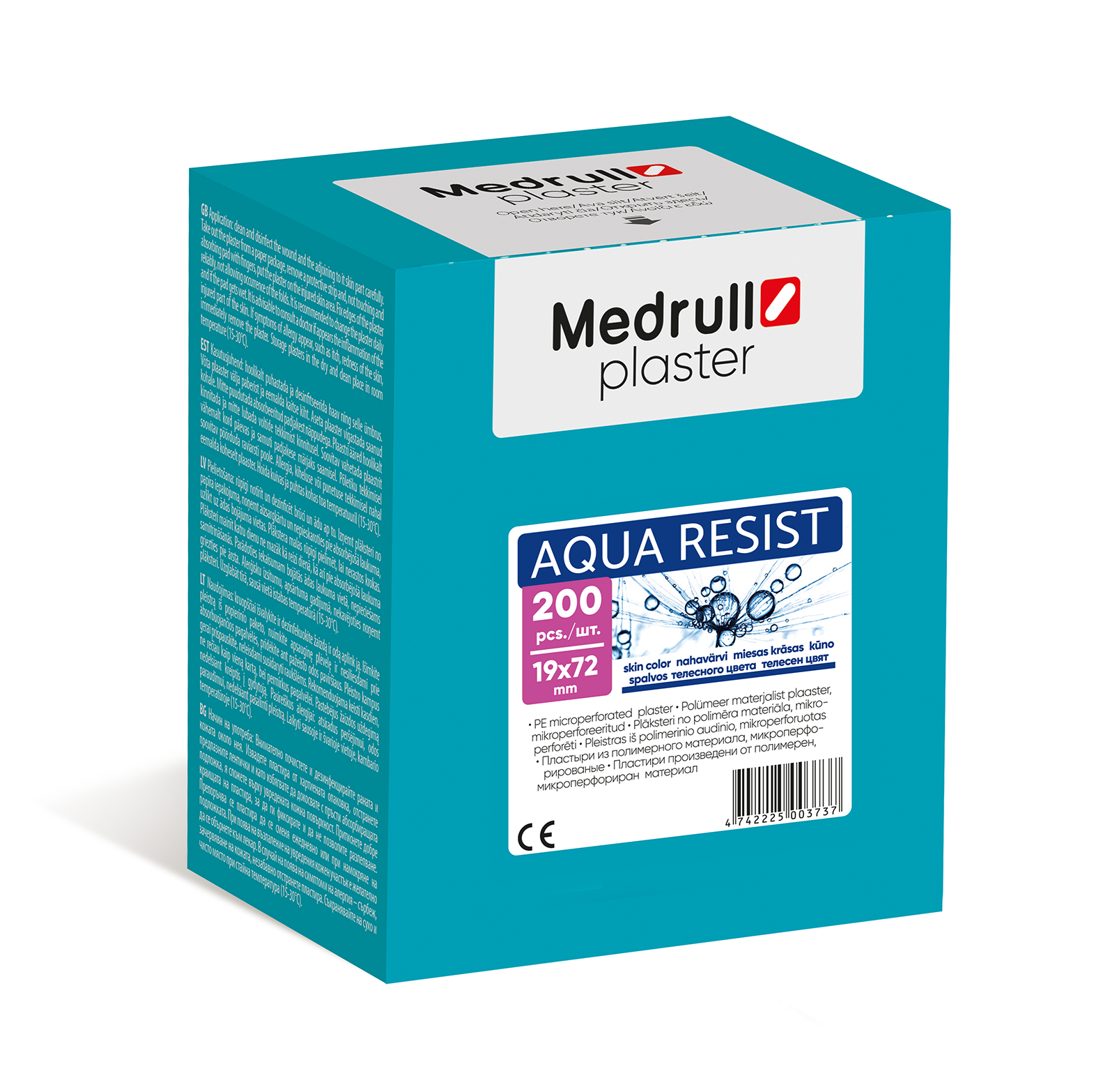 Пластир Medrull "Aqua Resist", з полiмерного матерiалу, мiкроперфорований, розмiр 7.2х1.9см , 200 шт
Пластир Medrull "Aqua Resist", з полiмерного матерiалу, мiкроперфорований, розмiр 7.2х1.9см , 200 шт