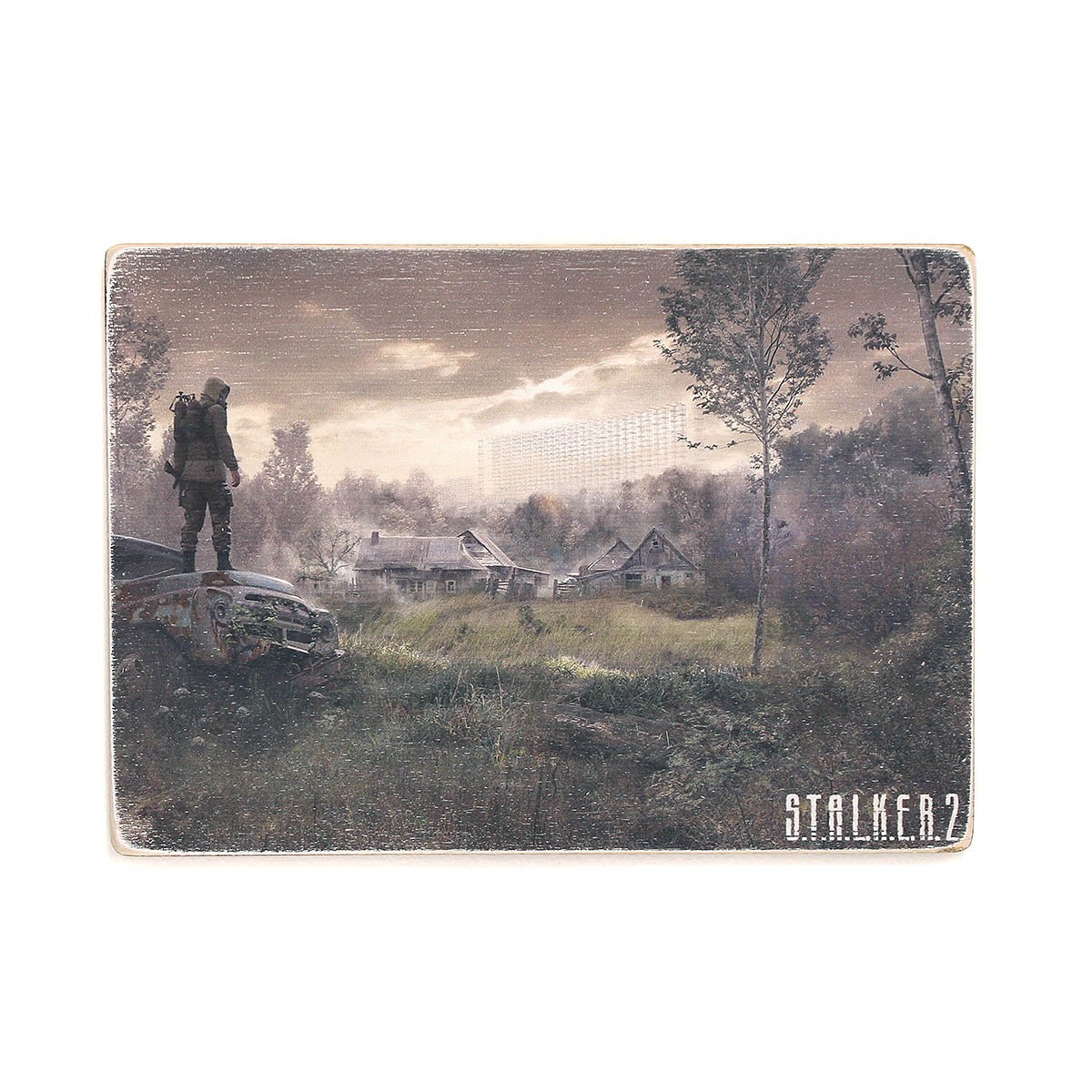 Деревянный постер Wood Posters "S.T.A.L.K.E.R. Сталкер. Станция «Дуга» и Сталкер" (A1 формат, фанера)
Деревянный постер Wood Posters "S.T.A.L.K.E.R. Сталкер. Станция «Дуга» и Сталкер" (A1 формат, фанера)