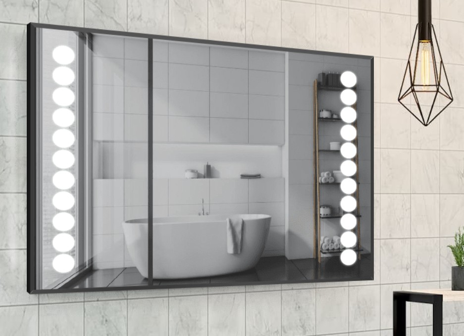 Зеркало в алюминиевой раме c LED подсветкой Smart Mirror сенсорное Varese-R 90 x 120 см Прямоугольное
Зеркало в алюминиевой раме c LED подсветкой Smart Mirror сенсорное Varese-R 90 x 120 см Прямоугольное