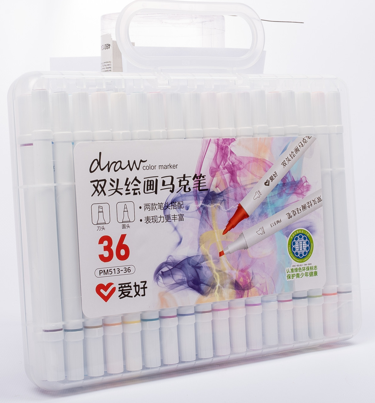 Набор скетч-маркеров Aihao sketchmarker 36 шт Aihao для рисования двусторонних sketchmarker slim (PM513-36)
Набор скетч-маркеров Aihao sketchmarker 36 шт Aihao для рисования двусторонних sketchmarker slim (PM513-36)